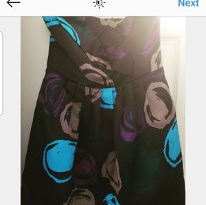 Armani Exchange Size 8 black mini dress.